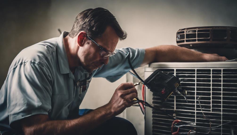 evaporator coil leak repair